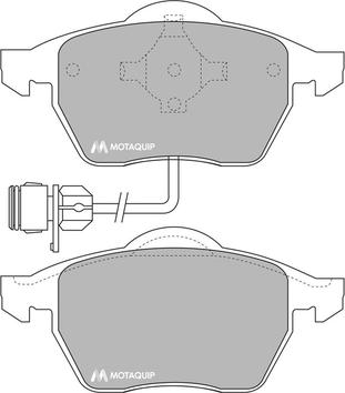 Motaquip LVXL699 - Brake Pad Set, disc brake autospares.lv