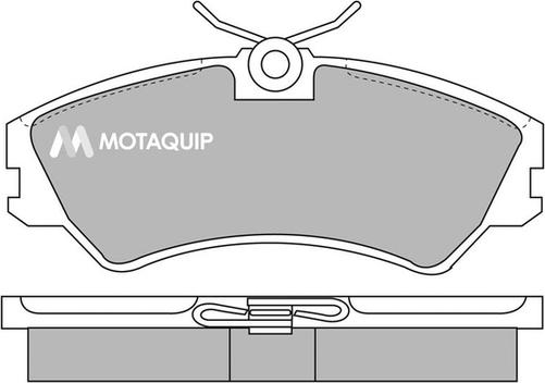 Motaquip LVXL695 - Brake Pad Set, disc brake autospares.lv