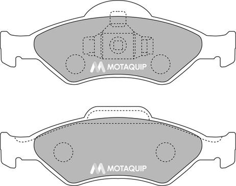 Motaquip LVXL648 - Brake Pad Set, disc brake autospares.lv