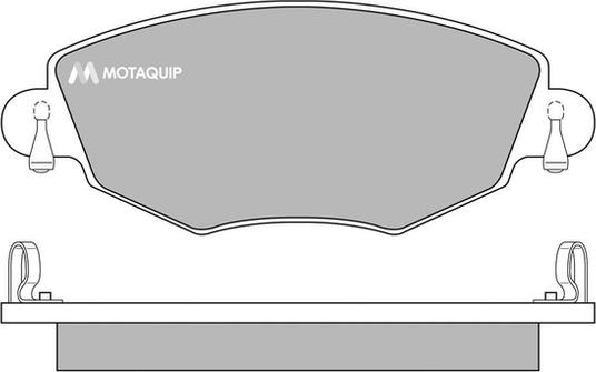 Motaquip LVXL650 - Brake Pad Set, disc brake autospares.lv