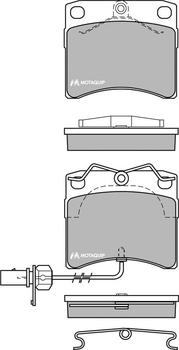 Motaquip LVXL657 - Brake Pad Set, disc brake autospares.lv