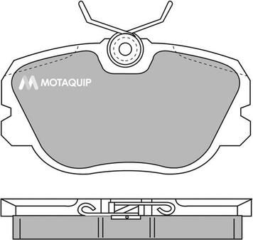 Motaquip LVXL603 - Brake Pad Set, disc brake autospares.lv