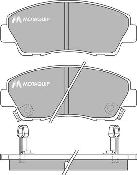 Honda NHC-430 - Brake Pad Set, disc brake autospares.lv