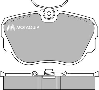 Motaquip LVXL614 - Brake Pad Set, disc brake autospares.lv