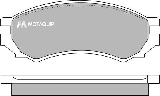 Motaquip LVXL615 - Brake Pad Set, disc brake autospares.lv