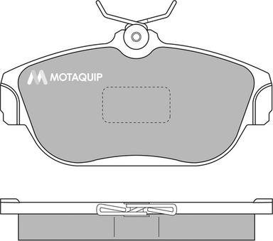 Motaquip LVXL618 - Brake Pad Set, disc brake autospares.lv
