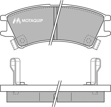 Motaquip LVXL613 - Brake Pad Set, disc brake autospares.lv