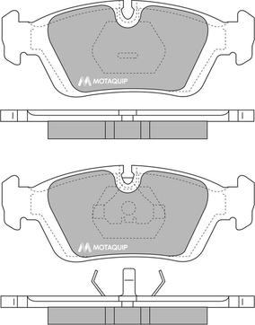 Motaquip LVXL634 - Brake Pad Set, disc brake autospares.lv