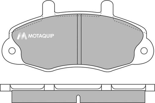 Motaquip LVXL624 - Brake Pad Set, disc brake autospares.lv