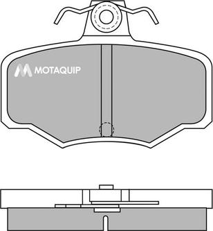 Motaquip LVXL626 - Brake Pad Set, disc brake autospares.lv