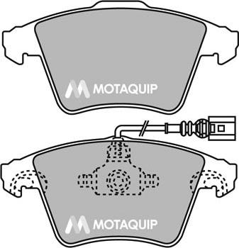 Motaquip LVXL1444 - Brake Pad Set, disc brake autospares.lv