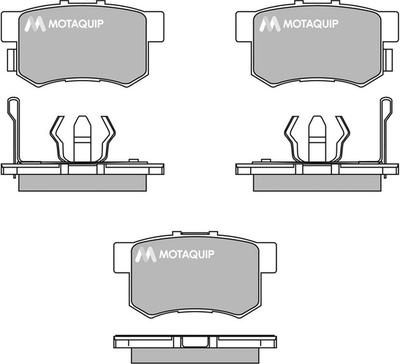 Motaquip LVXL1442 - Brake Pad Set, disc brake autospares.lv