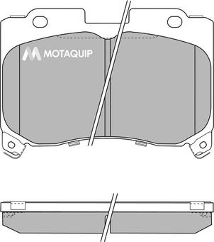 Motaquip LVXL144 - Brake Pad Set, disc brake autospares.lv