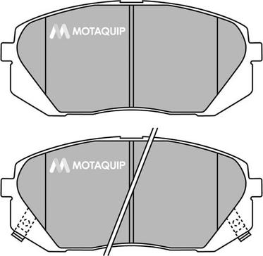 Motaquip LVXL1452 - Brake Pad Set, disc brake autospares.lv