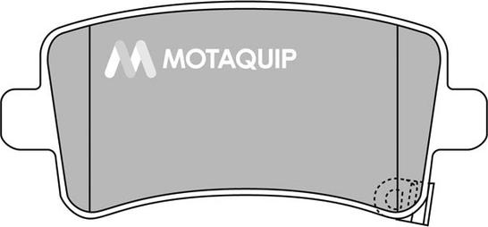 Motaquip LVXL1408 - Brake Pad Set, disc brake autospares.lv