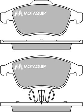 Motaquip LVXL1419 - Brake Pad Set, disc brake autospares.lv