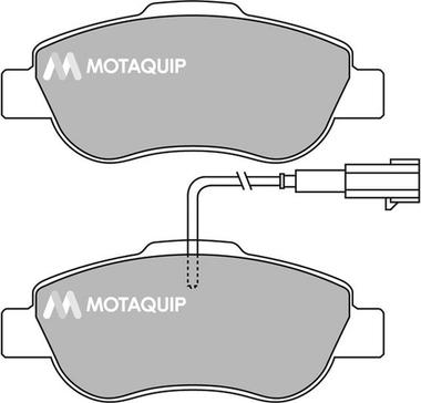 Motaquip LVXL1410 - Brake Pad Set, disc brake autospares.lv