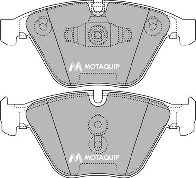 Motaquip LVXL1411 - Brake Pad Set, disc brake autospares.lv