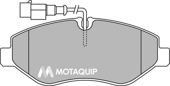 Motaquip LVXL1434 - Brake Pad Set, disc brake autospares.lv