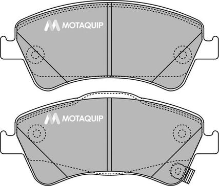 Motaquip LVXL1432 - Brake Pad Set, disc brake autospares.lv