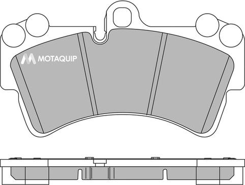 Motaquip LVXL1429 - Brake Pad Set, disc brake autospares.lv