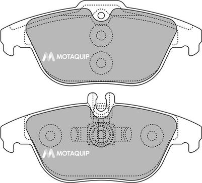 Motaquip LVXL1425 - Brake Pad Set, disc brake autospares.lv