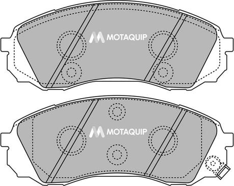 Motaquip LVXL1420 - Brake Pad Set, disc brake autospares.lv