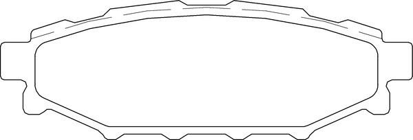 Motaquip LVXL1646 - Brake Pad Set, disc brake autospares.lv