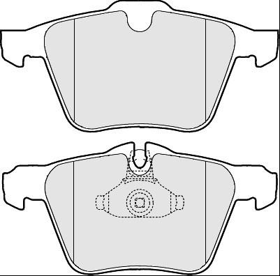 Ferodo FSL4108 - Brake Pad Set, disc brake autospares.lv