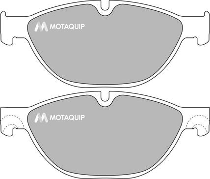 Motaquip LVXL1666 - Brake Pad Set, disc brake autospares.lv