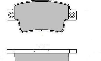 Motaquip LVXL1684 - Brake Pad Set, disc brake autospares.lv