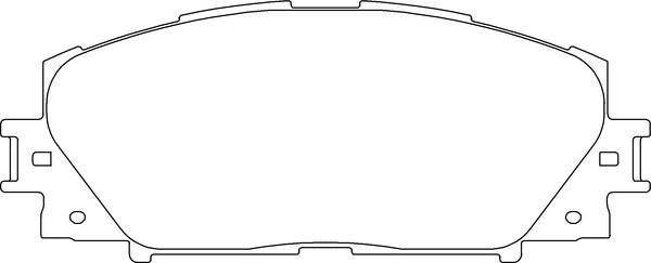 Motaquip LVXL1634 - Brake Pad Set, disc brake autospares.lv