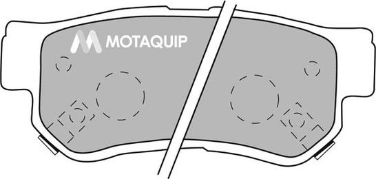 Motaquip LVXL1049 - Brake Pad Set, disc brake autospares.lv