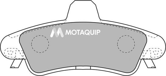 Motaquip LVXL1044 - Brake Pad Set, disc brake autospares.lv