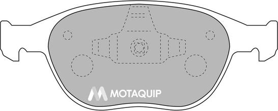 Motaquip LVXL1046 - Brake Pad Set, disc brake autospares.lv