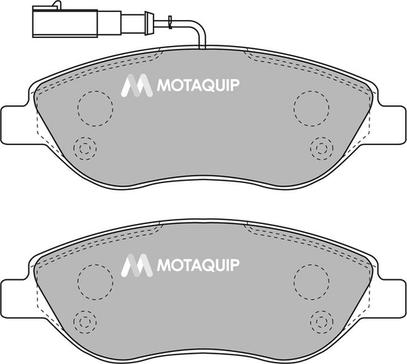 Motaquip LVXL1041 - Brake Pad Set, disc brake autospares.lv