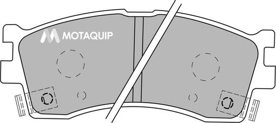 Motaquip LVXL1056 - Brake Pad Set, disc brake autospares.lv