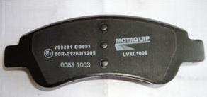 Motaquip LVXL1006 - Brake Pad Set, disc brake autospares.lv