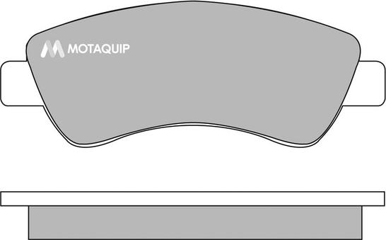 Motaquip LVXL1006 - Brake Pad Set, disc brake autospares.lv