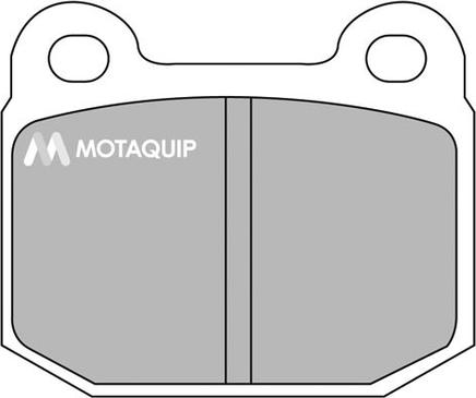 Motaquip LVXL1001 - Brake Pad Set, disc brake autospares.lv