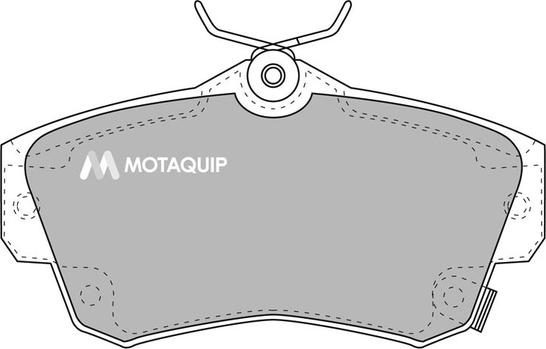 Motaquip LVXL1019 - Brake Pad Set, disc brake autospares.lv