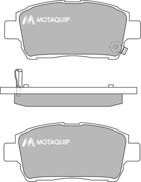 Motaquip LVXL1012 - Brake Pad Set, disc brake autospares.lv