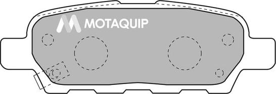 Motaquip LVXL1086 - Brake Pad Set, disc brake autospares.lv