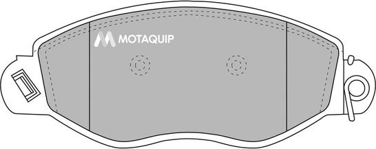 Motaquip LVXL1021 - Brake Pad Set, disc brake autospares.lv