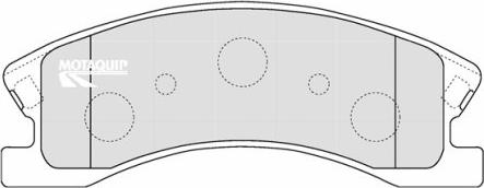 Motaquip LVXL1199 - Brake Pad Set, disc brake autospares.lv