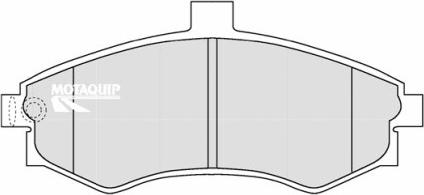 Motaquip LVXL1190 - Brake Pad Set, disc brake autospares.lv