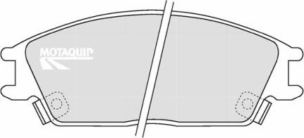 Motaquip LVXL1191 - Brake Pad Set, disc brake autospares.lv