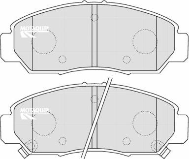 Motaquip LVXL1149 - Brake Pad Set, disc brake autospares.lv