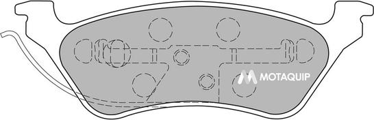 Motaquip LVXL1144 - Brake Pad Set, disc brake autospares.lv