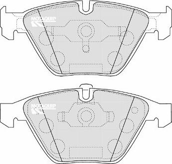Motaquip LVXL1168 - Brake Pad Set, disc brake autospares.lv